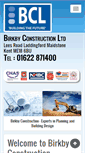 Mobile Screenshot of birkbyconstruction.co.uk